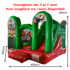 Gonfiabile "scegli il tuo tema" Verde 